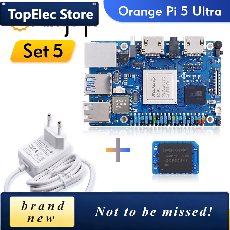 Rockchip Rk3588 Development Board - Carte de développement TopElec Orange Pi