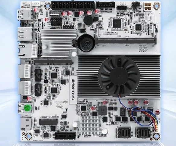 Nas Motherboard 8 Sata Mini Itx - RAM DDR5, double NVMe M.2, Ethernet