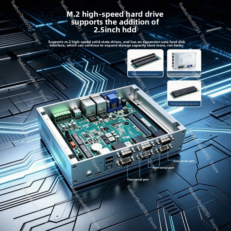 Fanless Industrial Pc Rs485 Core I7 - Mini PC industriel embarqué sans ventilateur,