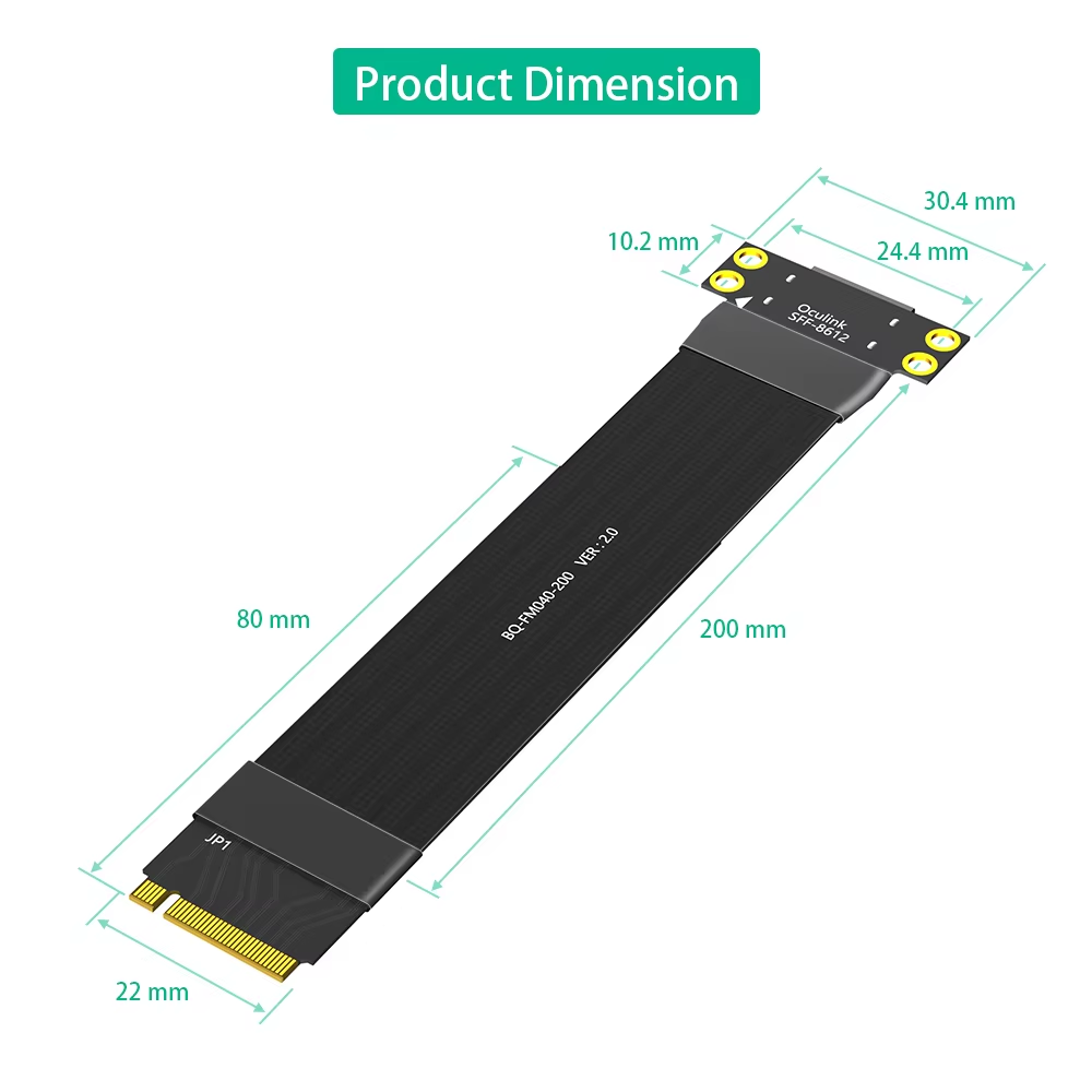 Câble d'extension M.2 NVME ver - Oculink Egpu Mini Pc avis et prix